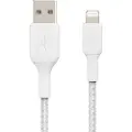Belkin Lightning To Usb-a Cable Braided 2m. Hvid