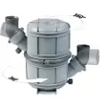 VETUS Nlp60 Udstødningssystem Manifold