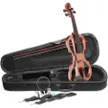Stagg Shaped Electric Violin Outfit Violin Burst