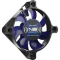 Noiseblocker BlackSilentFan XS-1 - Kabinet køler - 50mm - Sort med blå vinger - 16 dBA