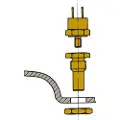 VETUS Mf/mv/lsg/lss/mgs/mgl Udstødningsalarmsensor