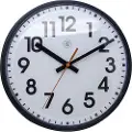 Nextime - Vægur Peter Diamter 26 cm - Sort - Vægure og bordure - - Homeroom