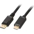 Lindy 10.2g Displayport Til Hdmi-kabel 3 M