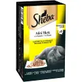 Sheba Mini Filets Poultry Selection (fjerkræ) i sovs vådfoder til katte (bakker 85g)