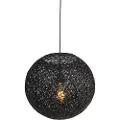 QAZQA Pendellampe sort 35 cm - Corda