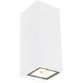 QAZQA Moderne væglampe hvid 2-lys GU10 AR70 IP54 - Baleno