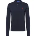 Ralph Lauren Polo Ralph Laurentil mænd. 710681126037 Slim fit piqué polo shirt sort (XL), Casual, Bomuld, Lange ærmer