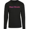 Merchcode Magic Monday Slogan T-shirt Med Lange ærmer