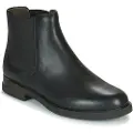 Camper Campertil kvinder. K400299-001 Læder ankelstøvler Iman Black (36), Sort, Fast, Ingen, Casual