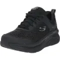 SKECHERS Skecherstil kvinder. 149023 D'Lux Walker Infinite Motion lædersko sort (38), Fast, 1-3 cm, Blonder, Sport, Multisport