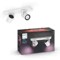 Philips Hue Argenta Plate/Spiral 2x5.7W - Hvid