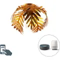 QAZQA Vintage Smart Loftslampe Guld 24 cm inkl. WiFi ST64 - Botanica