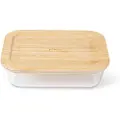 Pebbly Beholdere til opbevaring af mad PKV-010 1,5 l, glas/bambus, Pebbly