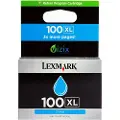 Lexmark 100XL Blækpatron cyan, 600 sider 14N1069E Modsvarer: N/A