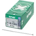 Spax Wirox T30 6x180 Mm Forsænket Stjerneskrue Til Træ 100 Enheder