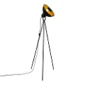 QAZQA Industriel gulvlampe stativ sort med guld - Magna Basic 25