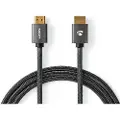 Nedis Cvtb34000gy50 Højhastigheds-hdmi-kabel Over Ethernet Hdmi-hdmi 4k Arc 18 Gbps Bomuld 5 M 60hz