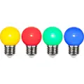 Star Trading E27 fargede LED lyspære PC plast 4-pakning 336-98 Modsvarer: N/A