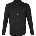 Levi's Levi'stil mænd. 85744-0002 Bartstow Western skjorte sort (XL ), Casual, Bomuld, Lange ærmer, Bæredygtig