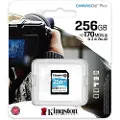Kingston Sdxc Canvas Go Plus 170r 256gb Hukommelseskort