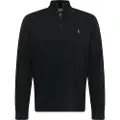 Ralph Lauren Polo Ralph Laurentil mænd. 710671929001 Estate-Rib polo shirt sort (S), Casual, Bomuld, Korte ærmer, Lange ærmer