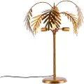 QAZQA Art Deco Bordlampe Guld 3-lys - Botanica