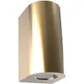 Nordlux Canto Maxi 2 udendørs væglampe, messing