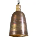 QAZQA Vintage pendellampe kobber med guld - Burn