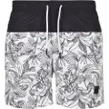 Urban Classics Low Block Pattern Badeshorts