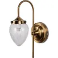 Globen Lighting - Væglampe Juni IP44 Slebet - Transparent - Væglamper - - Homeroom