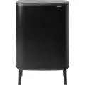 Brabantia Tryk-top skraldespand BO HI 60 l, sort, Brabantia