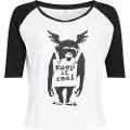 Mc Clothes Banksy´s Graffiti Ape Raglan T-shirt Med Korte ærmer