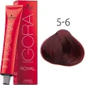 Schwarzkopf Schwarzkopf-Professional Haarfarver Igora-RoyalChocolatesPermanent Color Cream 5-6 Lysebrun choko 60 ml (1.467,00 kr / 1 l)