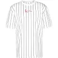 Karl kani Small Signature Pinstripe T-shirt Med Korte ærmer