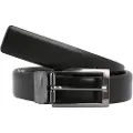 Hugo Boss HUGOtil mænd. 50307803 Elvio læderbælte sort (95 cm), Casual