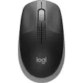 Logitech M190 Full-size Wireless Optical PC Mouse - Charcoal - Mus - Optisk - 3 knapper - Sort