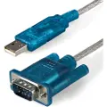 StarTech.com Icusb232sm3 Kabel Kønsskifter Db-9 Usb 2.0 A Blå, Transparent Db-9 Usb 2.0 A