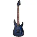 Schecter Omen Elite-7 7 String See-Thru Blue Burst