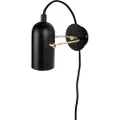 Globen Lighting - Væglampe Swan Mini - Sort - Væglamper - - Homeroom