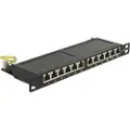 DeLOCK Patchpanel Sort Cat6a 0.5u