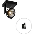 QAZQA Moderne spotlight sort - Master 111