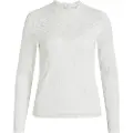 Vila Vistasia Blonde Top Med Lange Ærmer