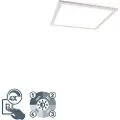 QAZQA Loftslampe hvid 40 cm inkl. LED 4-trins dæmpbar - Liv