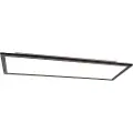 QAZQA Moderne loftslampe sort inkl. LED 80 cm - Liv