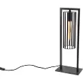 QAZQA Moderne bordlampe sort - Balenco Wazo