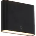 QAZQA Moderne udendørs væglampe sort 11,5 cm inkl. LED IP65 - Batt