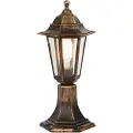 QAZQA Udendørslampe Antik guld 42 cm IP44 - New Haven