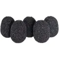 Rycote Lavalierskum Sort 5-pak