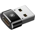 Baseus USB-C to USB-A adapter 3A (Black)