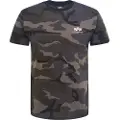 Alpha industries Basic Small Logo Camo T-shirt Med Korte ærmer